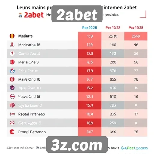 Comparação entre 2abet e concorrentes no mercado